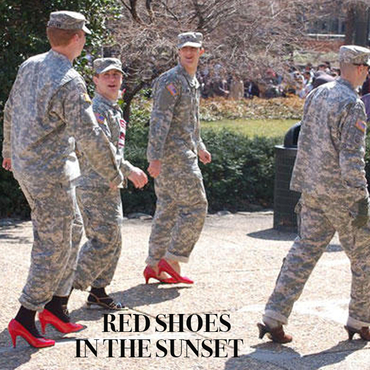 Red Shoes in the Sunset